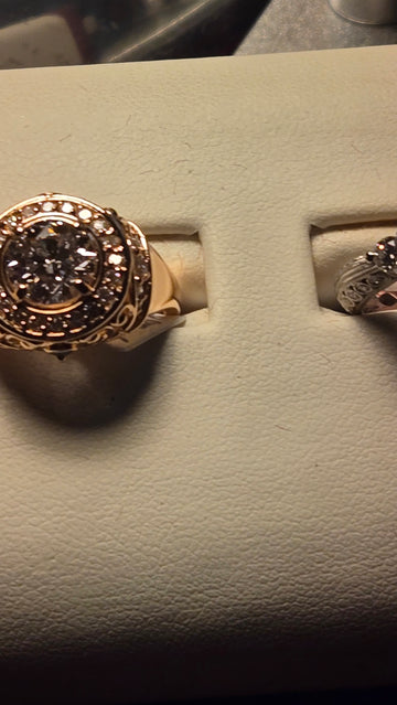 Engagement Ring - 14k Rose Gold - 1.89 ct  Lab-Created Round Diamond - VVS2 D - 9.4g