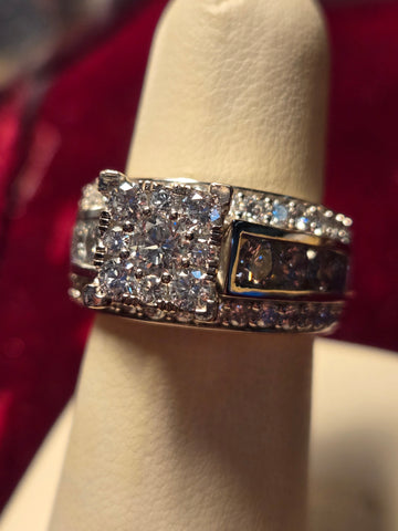 Ring - 14K White Gold 2.5 ct Diamond G VS2 - 11.9 g