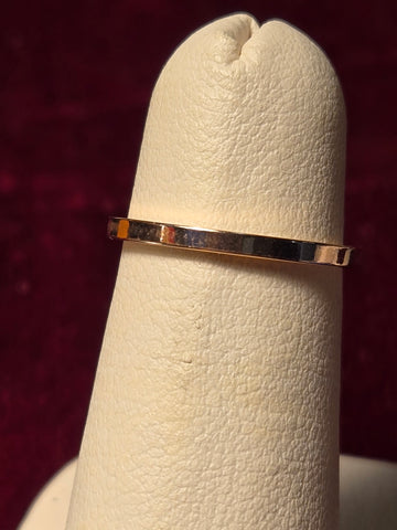 1.5mm Ring - 14K Rose Gold - 1.5 g