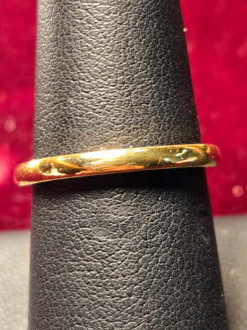 2.2mm Ring - 23K Gold - 3.6 g