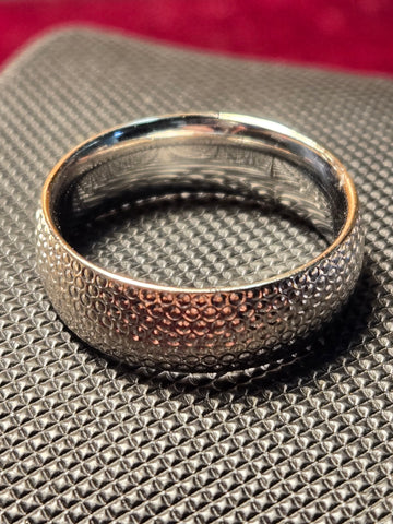 5.9mm Ring - 14K White Gold - 3.7 g
