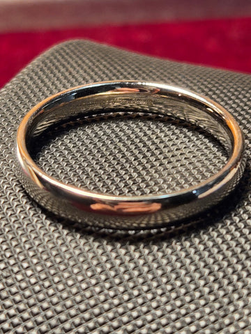 3.8mm Ring - 14K White Gold - 5 g