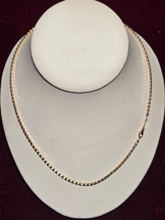 14K Gold Necklace 26.5" 10g