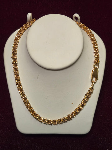 20in 3.2mm Byzantine Chain Necklace - 10K Gold - 16.8 g