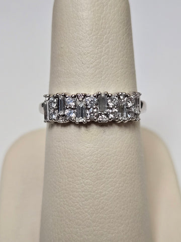 14K White Gold 0.63ct Natural Diamond Ring 3.2g