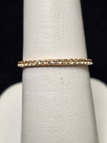 14K Gold 0.44ct Natural Citrine Ring 0.8g