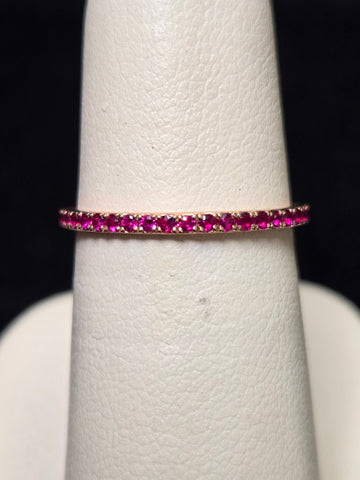 14K Gold 0.43ct Natural Ruby Ring 1g