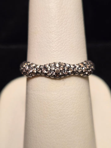 14K Rose Gold 0.8ct Natural Diamond Ring 2.1g