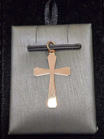 14K Gold Cross Pendant 0.5g