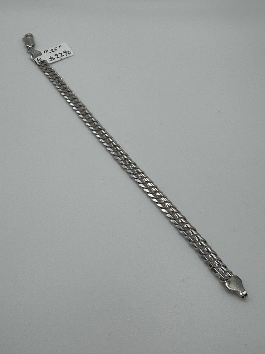 7.25 in 5.8 mm Chain Bracelet - 14k White Gold - 11.1 g